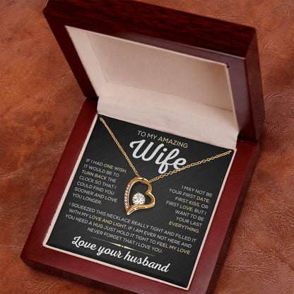 To My Amazing Wife | One Wish | Forever Love Necklace - Elliotrose Gifts