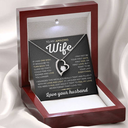 To My Amazing Wife | One Wish | Forever Love Necklace - Elliotrose Gifts