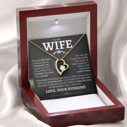 To My Wife | Never Forget | Forever Love Necklace - Elliotrose Gifts