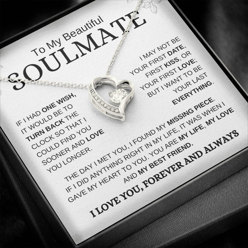 [ALMOST SOLD OUT] Beautiful Soulmate | One Wish | Forever Love Necklace - Elliotrose Gifts