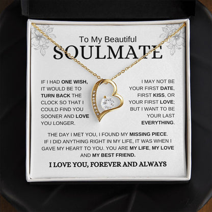 [ALMOST SOLD OUT] Beautiful Soulmate | One Wish | Forever Love Necklace - Elliotrose Gifts