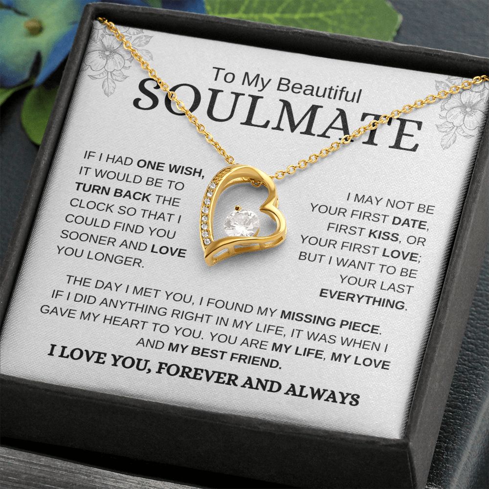 [ALMOST SOLD OUT] Beautiful Soulmate | One Wish | Forever Love Necklace - Elliotrose Gifts