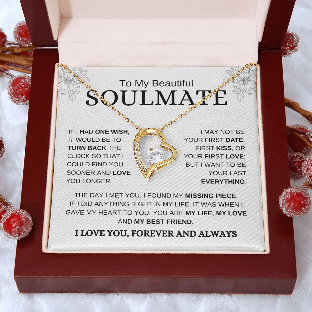 [ALMOST SOLD OUT] Beautiful Soulmate | One Wish | Forever Love Necklace - Elliotrose Gifts