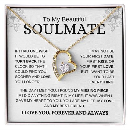 [ALMOST SOLD OUT] Beautiful Soulmate | One Wish | Forever Love Necklace - Elliotrose Gifts