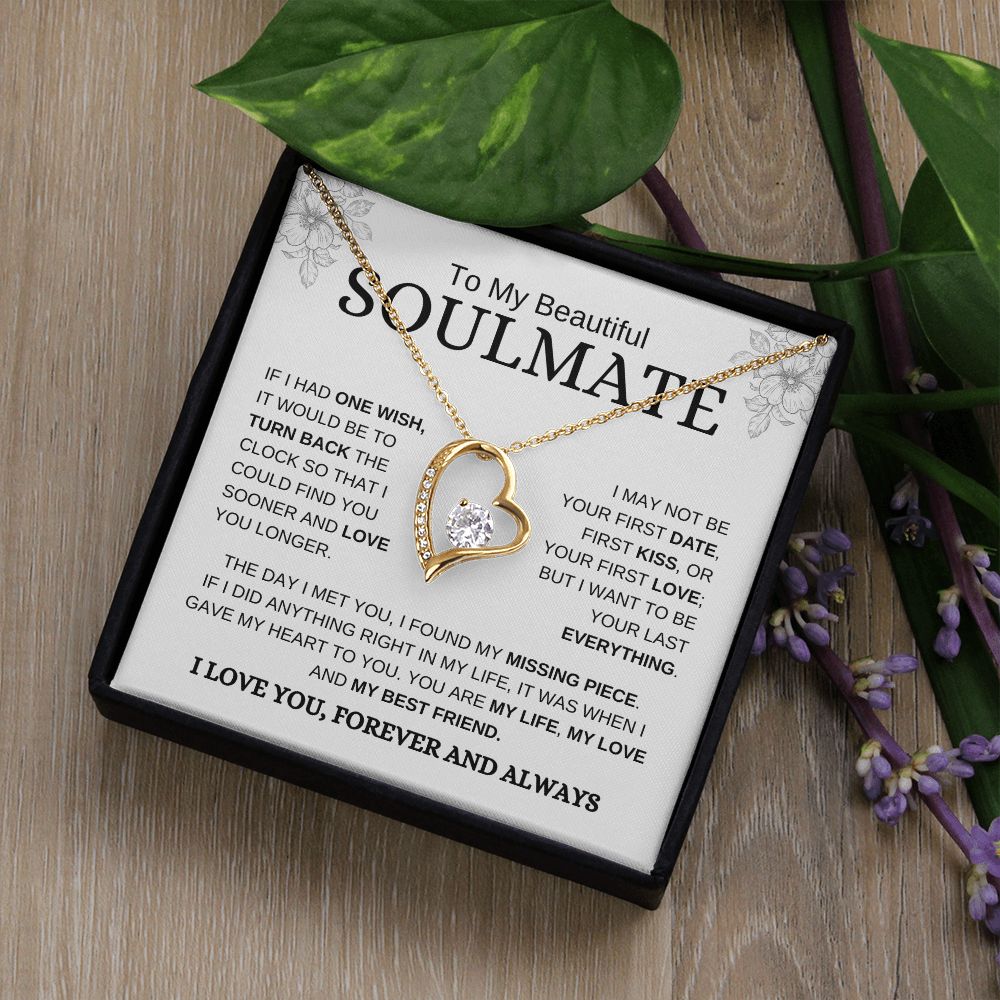 [ALMOST SOLD OUT] Beautiful Soulmate | One Wish | Forever Love Necklace - Elliotrose Gifts