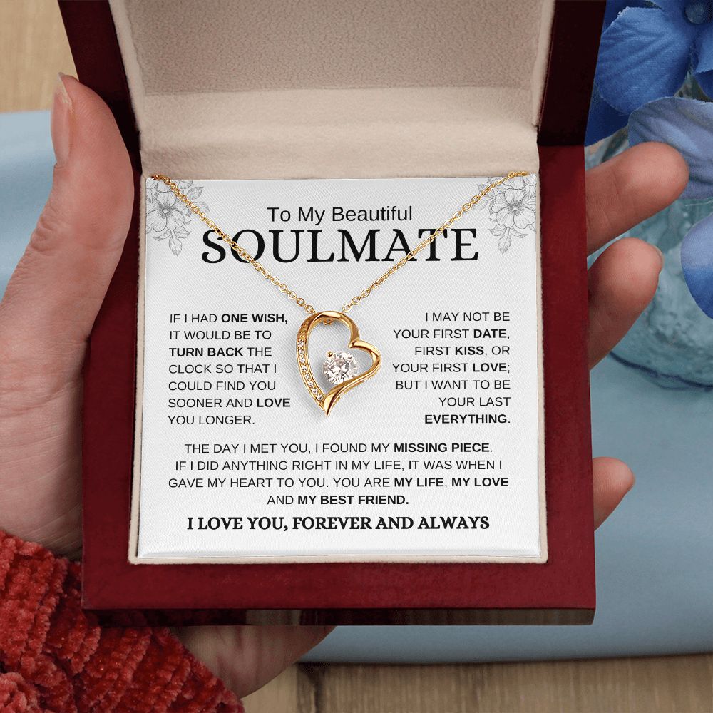 [ALMOST SOLD OUT] Beautiful Soulmate | One Wish | Forever Love Necklace - Elliotrose Gifts