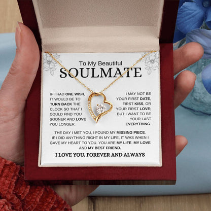 [ALMOST SOLD OUT] Beautiful Soulmate | One Wish | Forever Love Necklace - Elliotrose Gifts