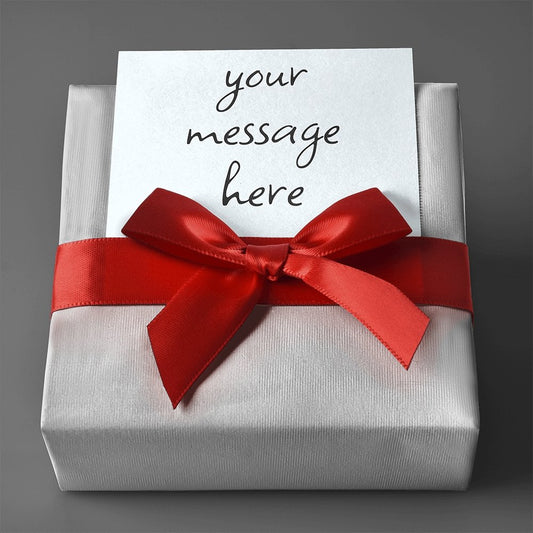 Gift Wrap with Personalized Message - Elliotrose Gifts