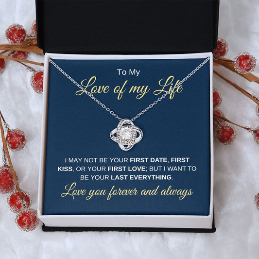 Love Of My Life | Love You Forever | Love Knot Necklace - Elliotrose Gifts