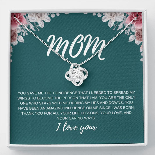 Mom | Amazing Influence | Love Knot Necklace - Elliotrose Gifts