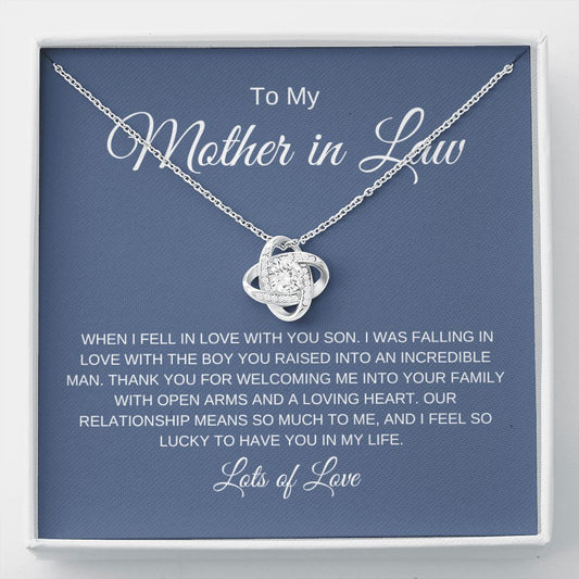 Mother In Law | So Lucky | Love Knot Necklace - Elliotrose Gifts