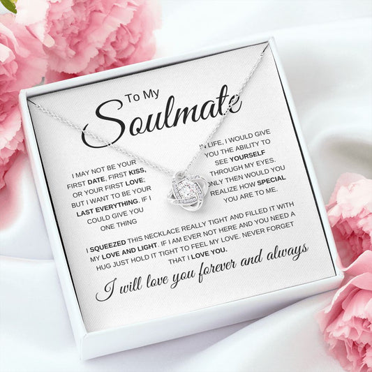 My Soulmate | One Thing | Love Knot Necklace - Elliotrose Gifts