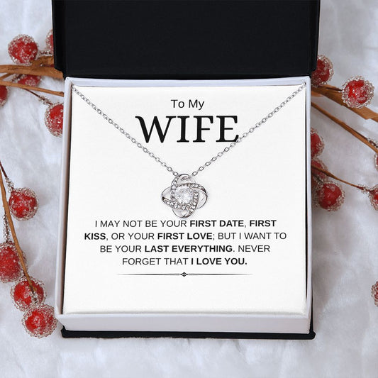 My Wife | Never Forget | Love Knot Necklace - Elliotrose Gifts