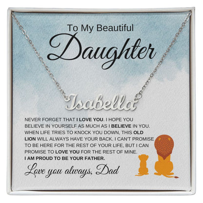 Personalized Named Necklace | Daughter Necklace | Shipped From the USA - Elliotrose Gifts