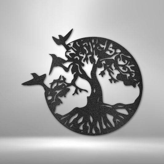 Take Flight Tree - Steel Sign - Elliotrose Gifts