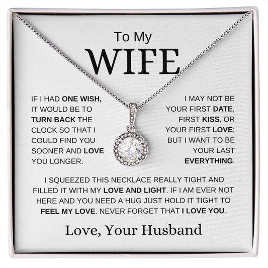 To my Wife | My Everything | Eternal Hope Necklace - Elliotrose Gifts