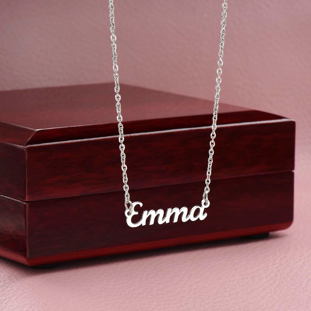 To My Wife | Never Forget That I Love You | Custom Named Necklace - Elliotrose Gifts